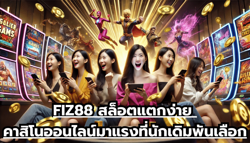 FIZ88 สล็อตแตกง่าย คาสิโนออนไลน์มาแรงที่นักเดิมพันเลือก