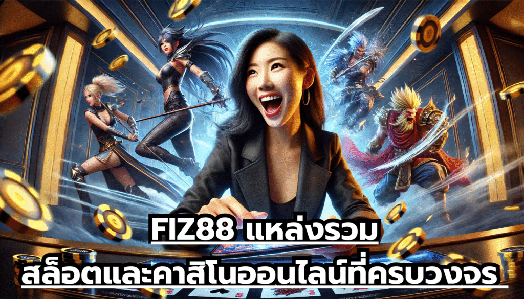 FIZ88 แหล่งรวมสล็อตและคาสิโนออนไลน์ที่ครบวงจร