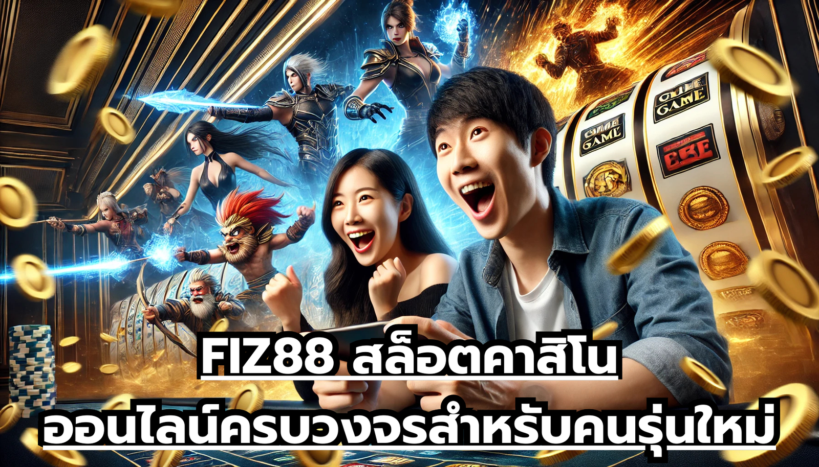 FIZ88 สล็อต คาสิโนออนไลน์ครบวงจรสำหรับคนรุ่นใหม่