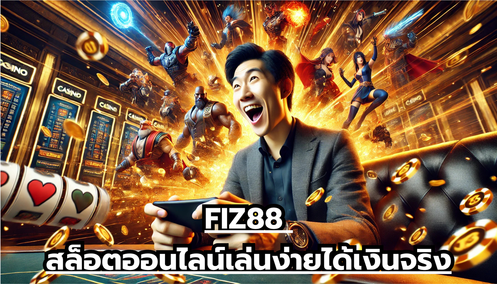FIZ88 สล็อตออนไลน์เล่นง่ายได้เงินจริง