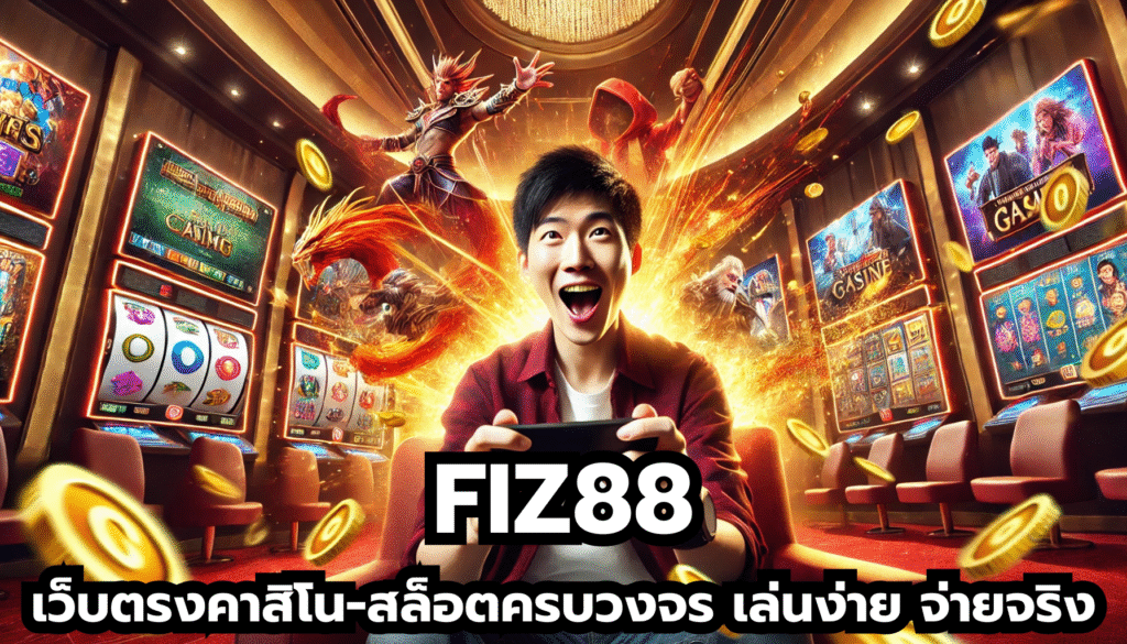 FIZ88 เว็บตรงคาสิโน-สล็อตครบวงจร เล่นง่าย จ่ายจริง