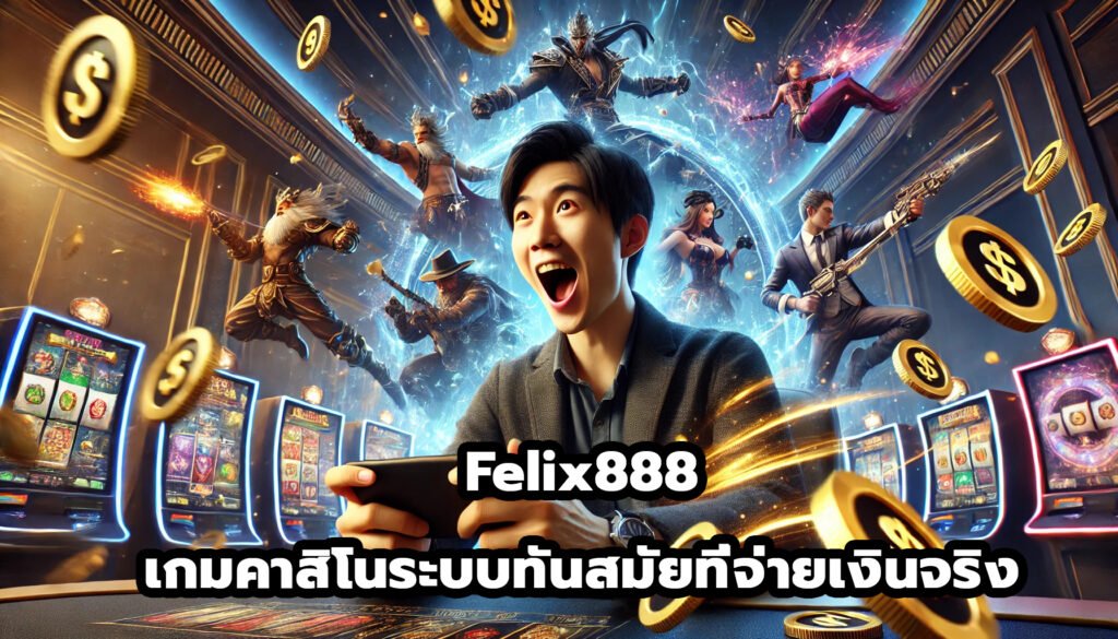 Felix888 เกมคาสิโนออนไลน์ ระบบทันสมัยที่จ่ายเงินจริง-2